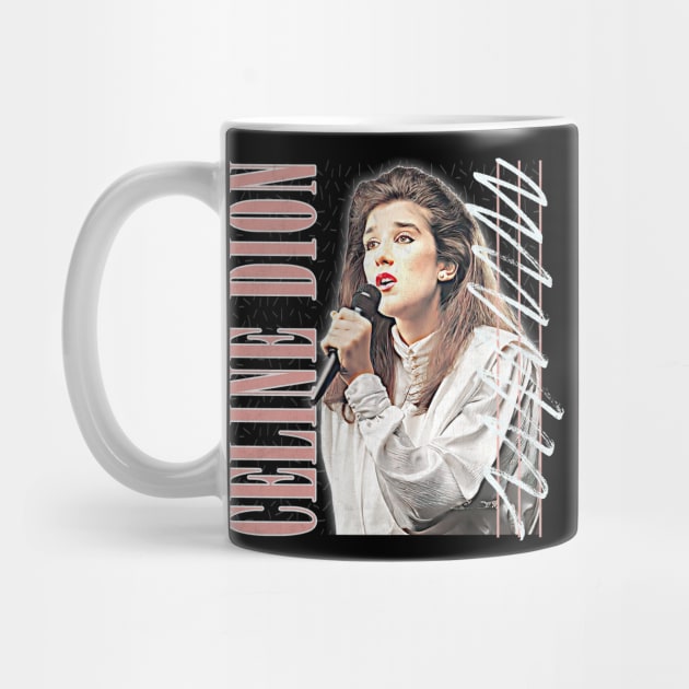 Celine Dion // 80s Aesthetic Fan Art Design by DankFutura